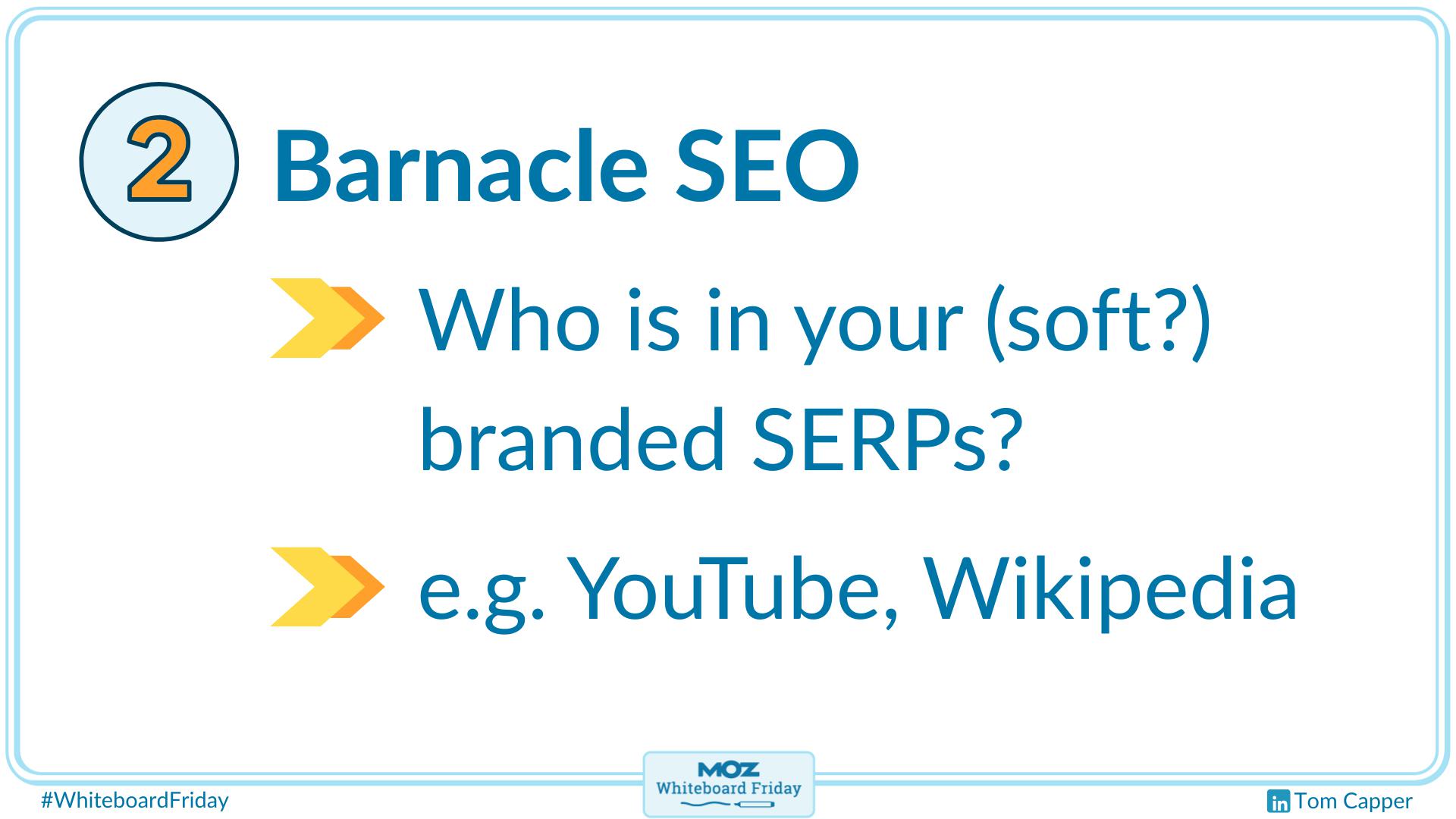 A zoomed-in section of the whiteboard for barnacle SEO.
