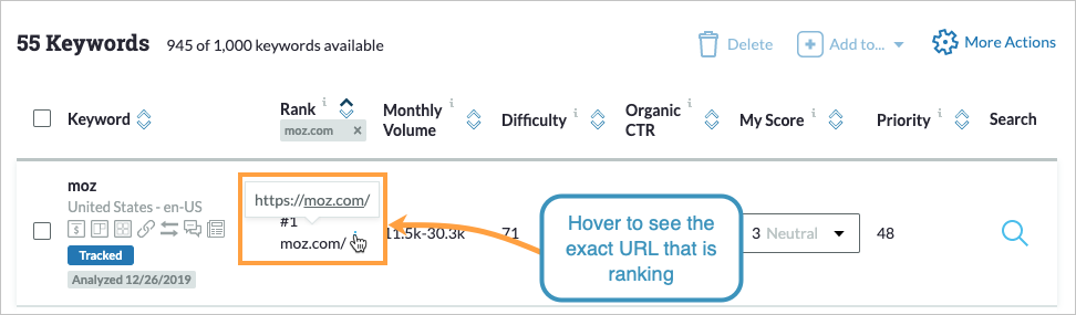 Hover to see the exact URL.